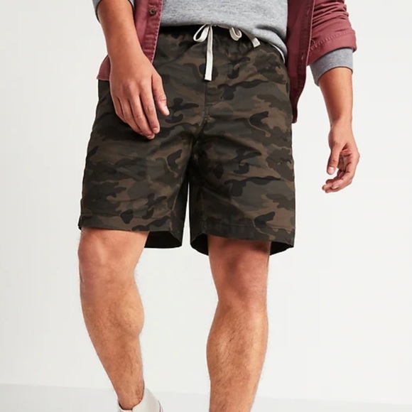 Old Navy Men’s Camo Twill Jogger Shorts — 9-inch inseam - Picture 5 of 11